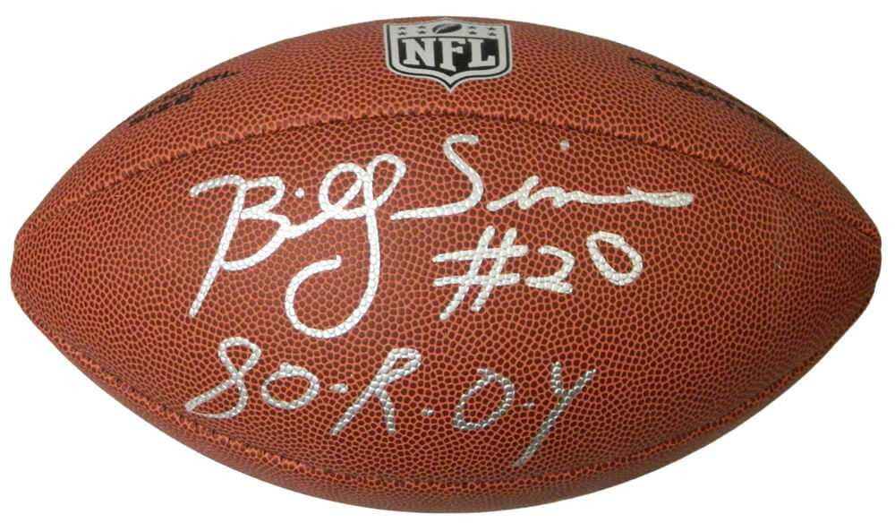 Billy Sims Signed Wilson Limited Full Size NFL Football w/80 ROY - Schwartz Authenticated