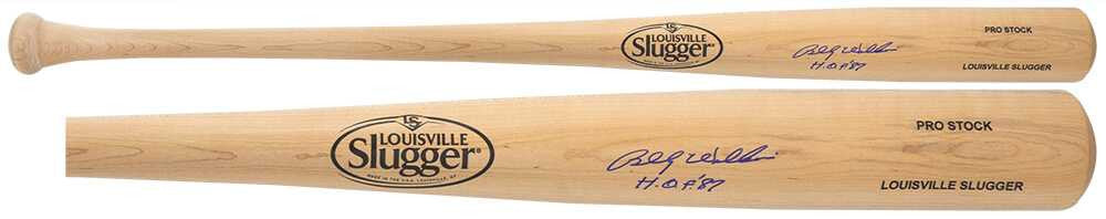 Billy Williams Signed Louisville Slugger Pro Stock Blonde Baseball Bat w/HOF'87 - Schwartz Authenticated