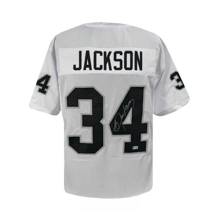 Bo Jackson Signed White Raiders Jersey – Beckett BAS COA