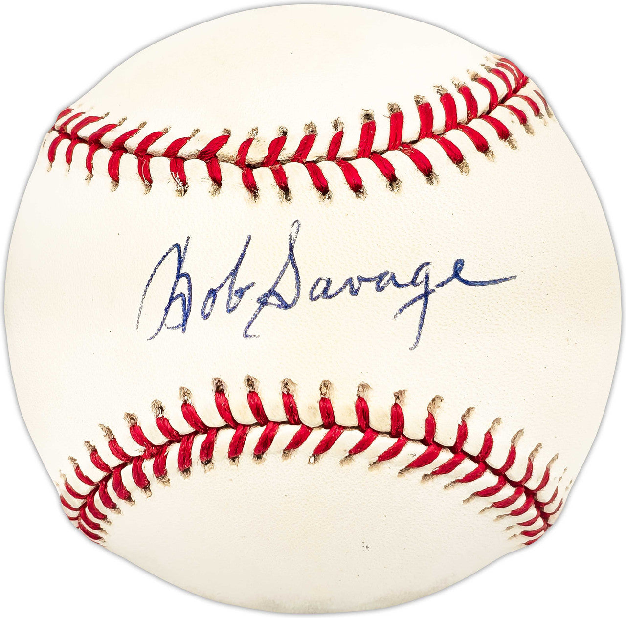 Bob Savage Autographed Official AL Baseball Phil. A's SKU #225697