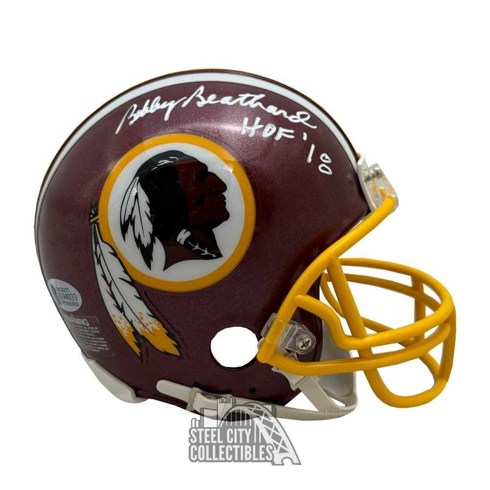Bobby Beathard HOF 18 Autographed Washington Mini Helmet - BAS