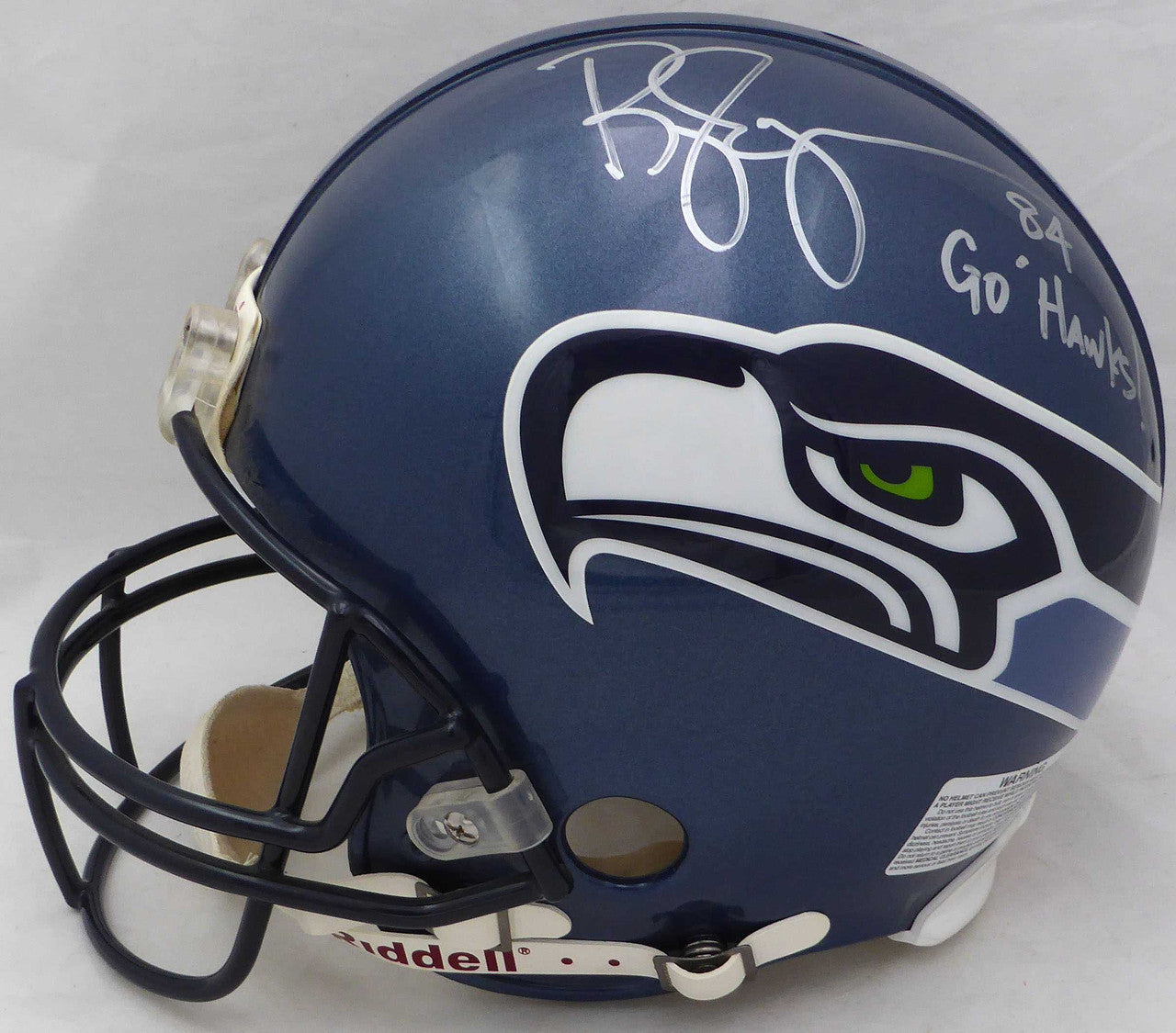 Bobby Engram Autographed Seattle Seahawks Full Size Authentic Proline Helmet "Go Hawks" MCS Holo #82164
