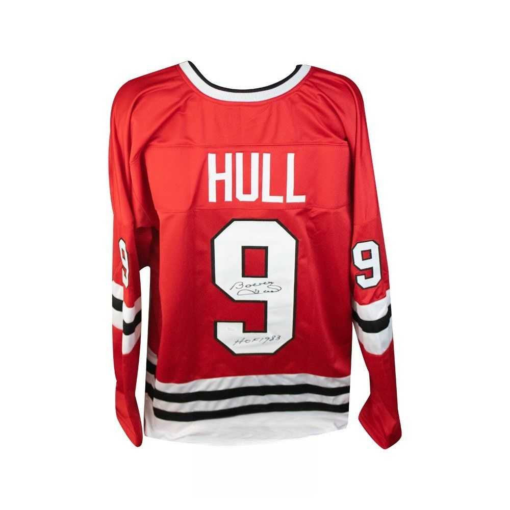 Bobby Hull Signed Chicago Blackhawks Jersey  Beckett Authentication Services
