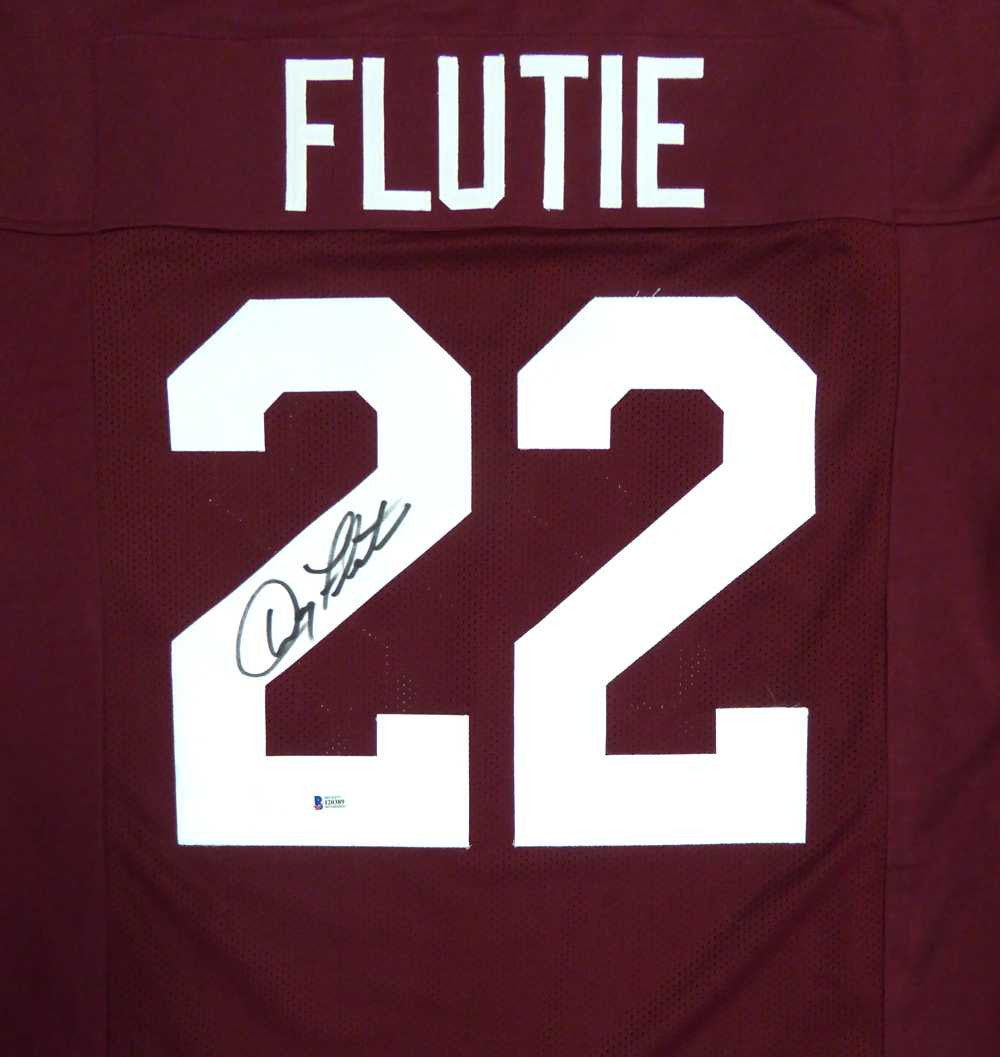 Doug Flutie Autographed Boston College Red Jersey – Beckett BAS