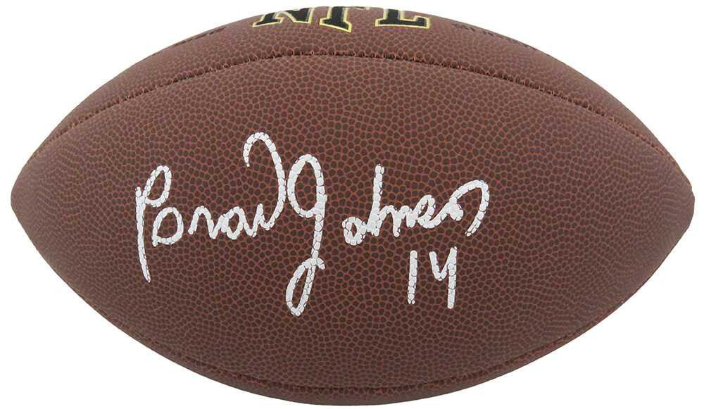 Brad Johnson Signed Wilson Super Grip Full Size NFL Football - Schwartz Authenticated