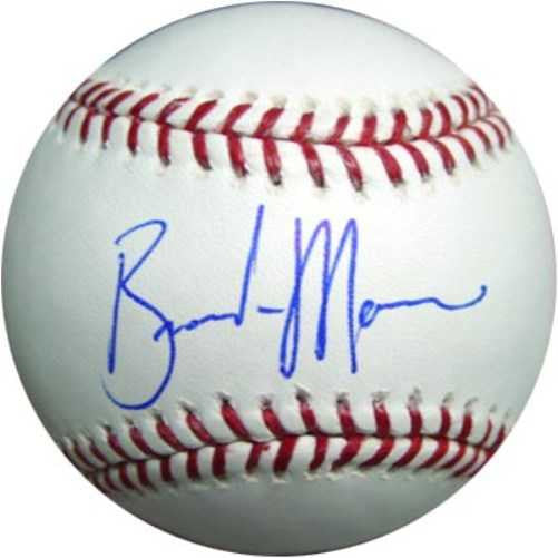 Brandon Morrow Autographed Official MLB Baseball Seattle Mariners MCS Holo Stock #1070