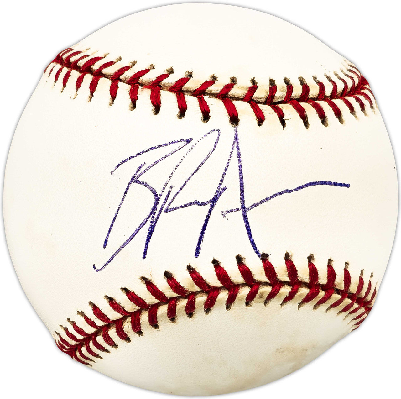 Bruce Aven Autographed Official AL Baseball Miami Marlins, Cleveland Indians SKU #225454