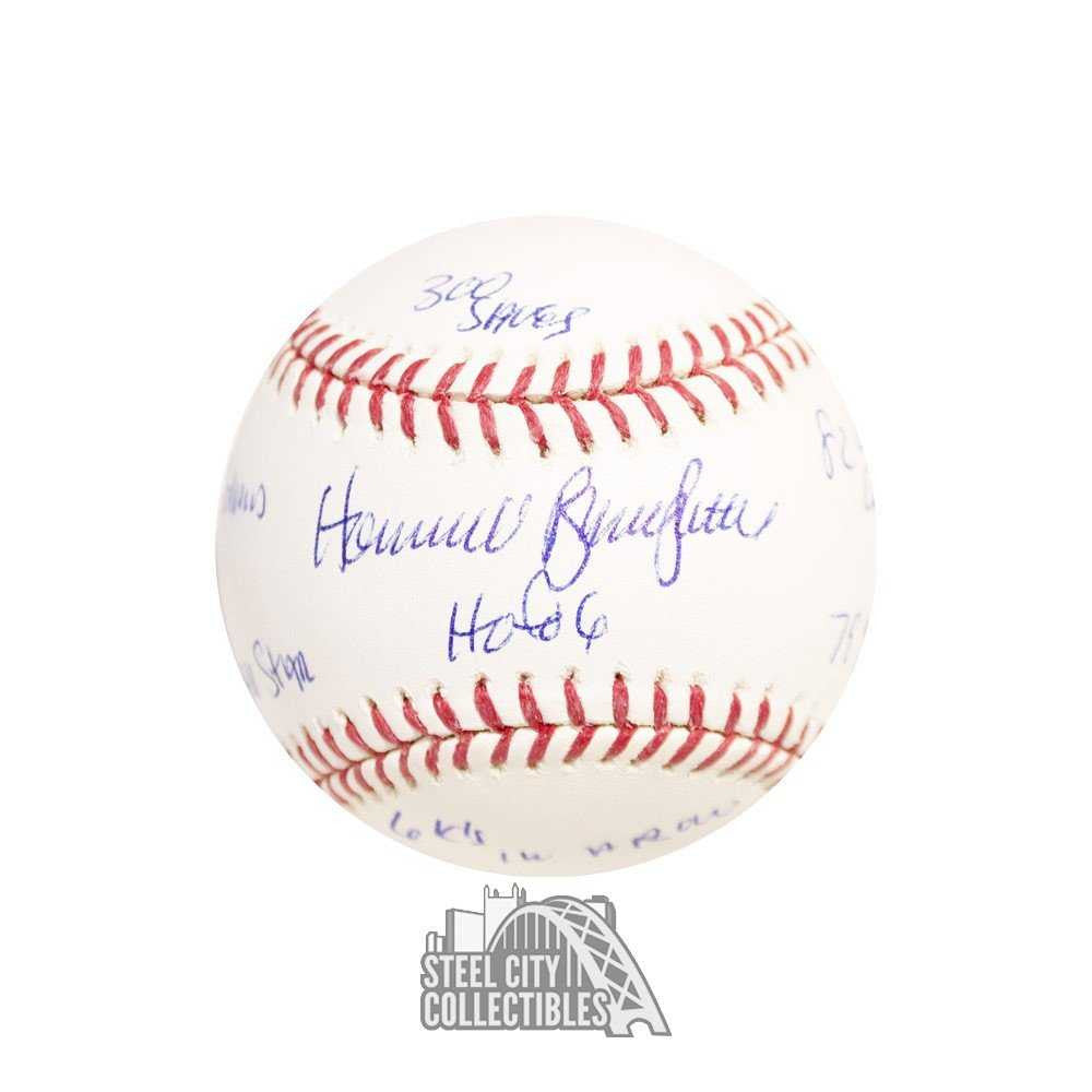 Bruce Sutter Stats Autographed Official MLB Baseball - PSA/DNA COA