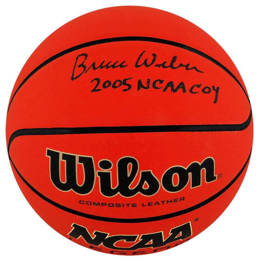 Bruce Weber Signed Wilson NCAA Full Size Basketball w/2005 Final 4 - Schwartz Authenticated
