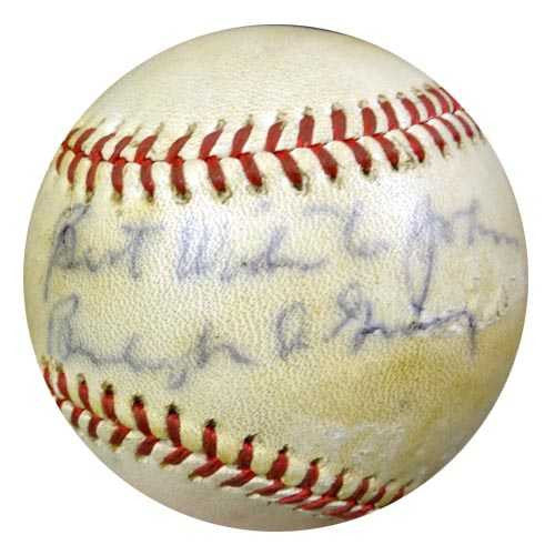Burleigh Grimes Autographed NL Baseball Dodgers, Cardinals "To John, Best Wishes" PSA/DNA #S75256