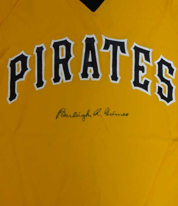 Burliegh Grimes Autographed Pittsburgh Pirates Jersey PSA/DNA #V93947