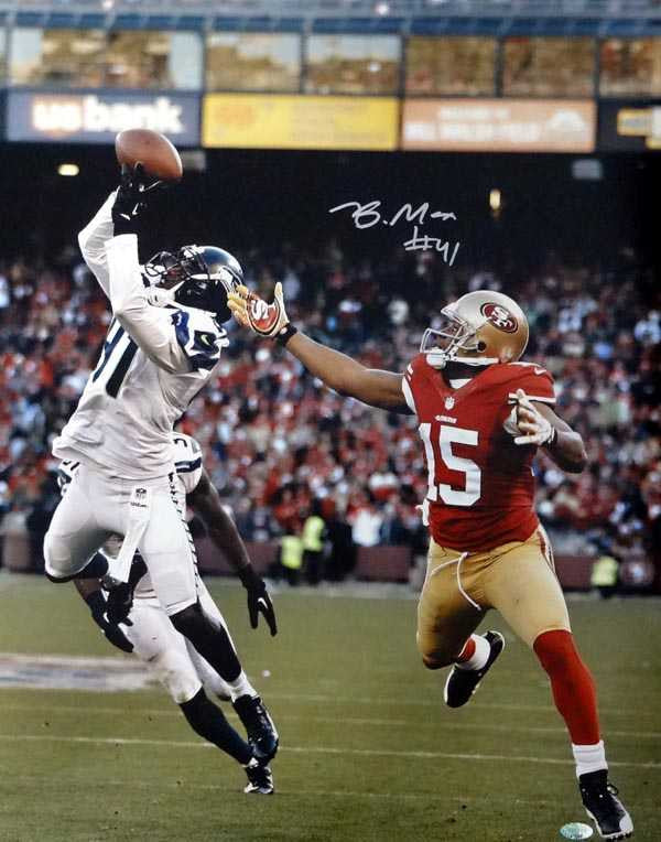 Byron Maxwell Autographed 16x20 Photo Seattle Seahawks.