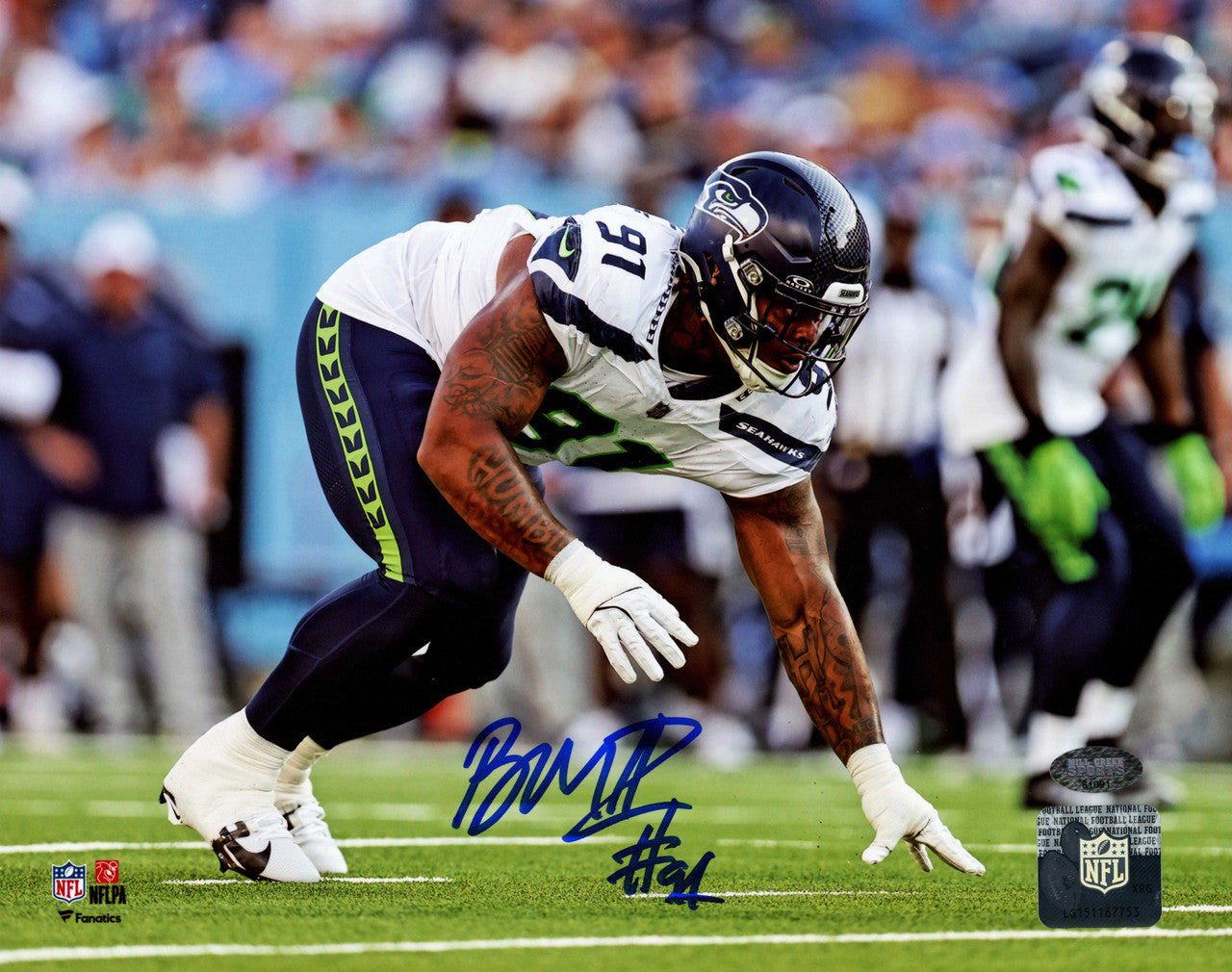 Byron Murphy II Autographed 8x10 Photo Seattle Seahawks MCS Holo
