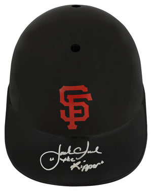 Jack Clark Signed San Francisco Giants Souvenir Replica Batting Helmet w/Ripper