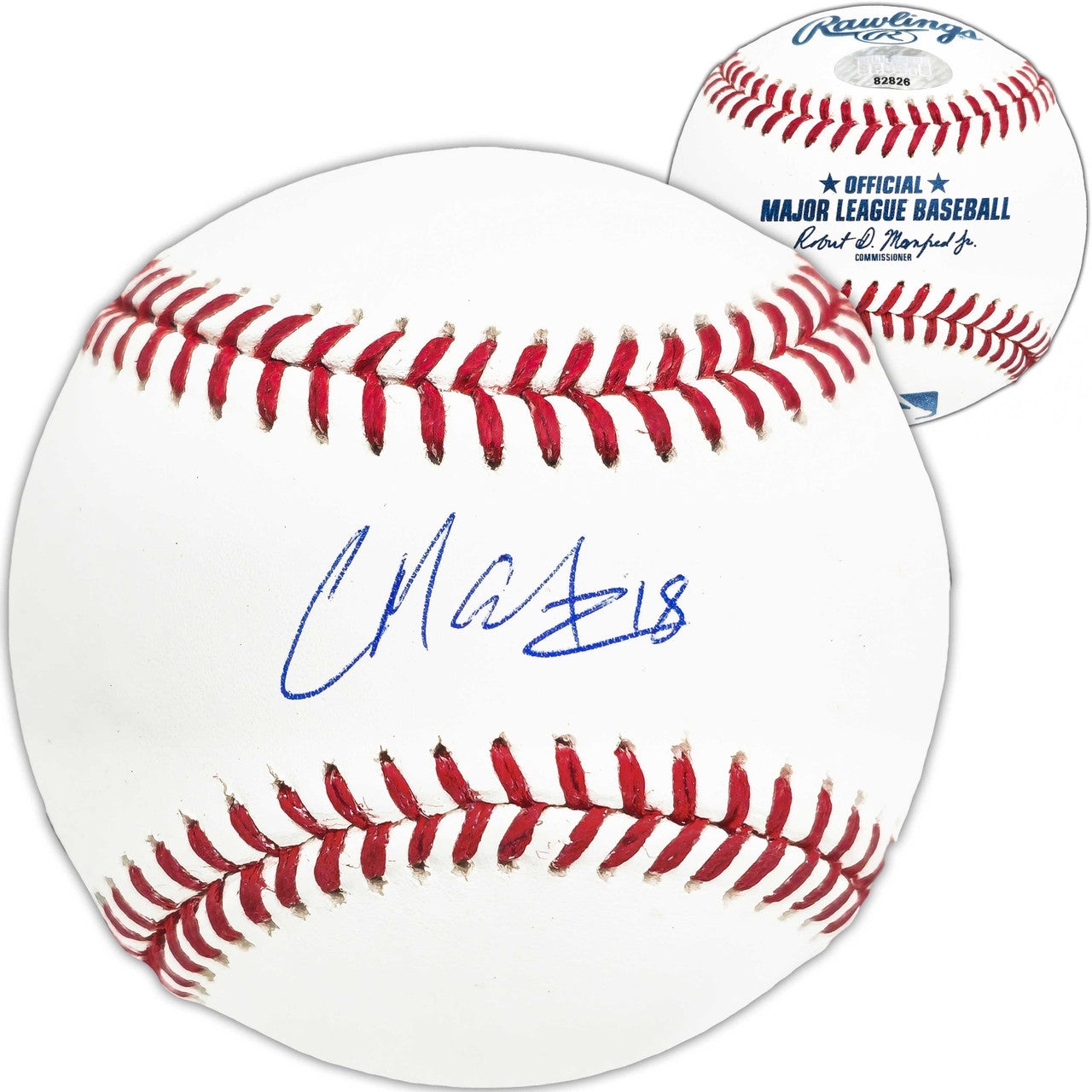 Cade Marlowe Autographed Official MLB Baseball Seattle Mariners MCS Holo Stock #222012