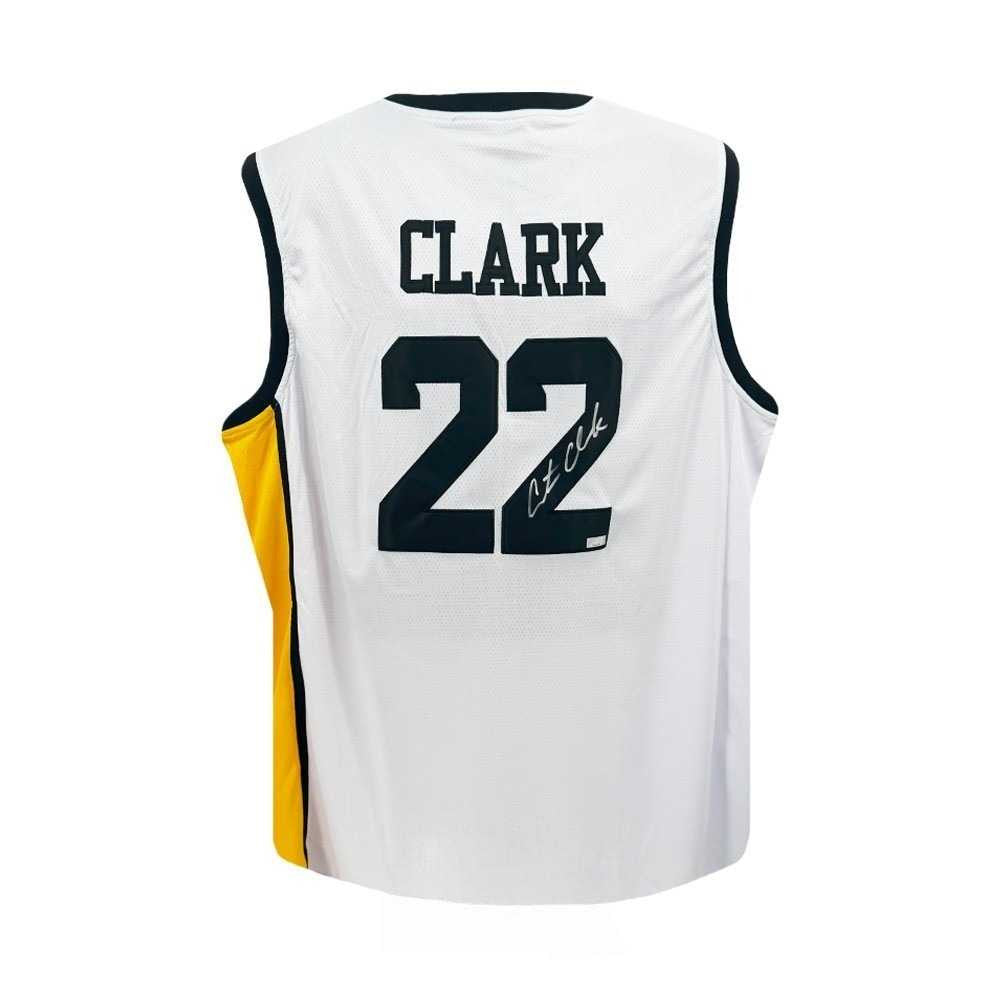Caitlin Clark Autographed Iowa Hawkeyes White Nike Basketball Jersey – 2024 Final Four – Panini COA