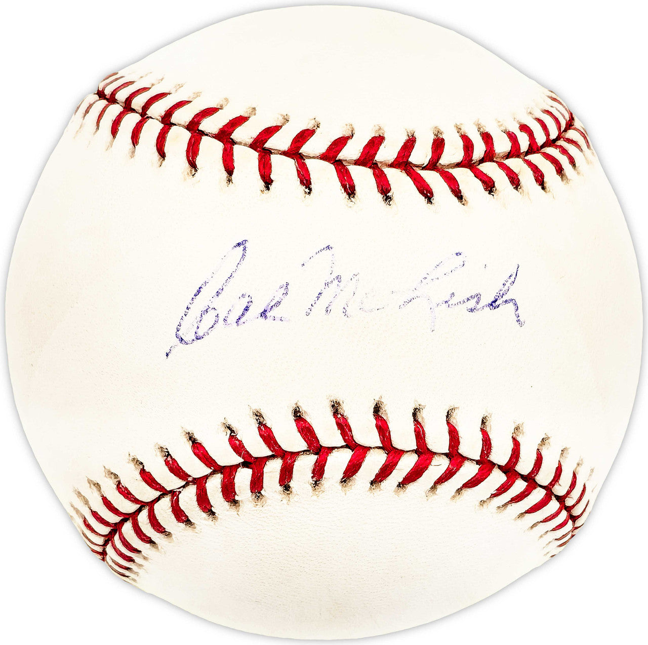 Cal McLish Autographed Official MLB Baseball Philadelphia Phillies, Los Angeles Dodgers SKU #226007