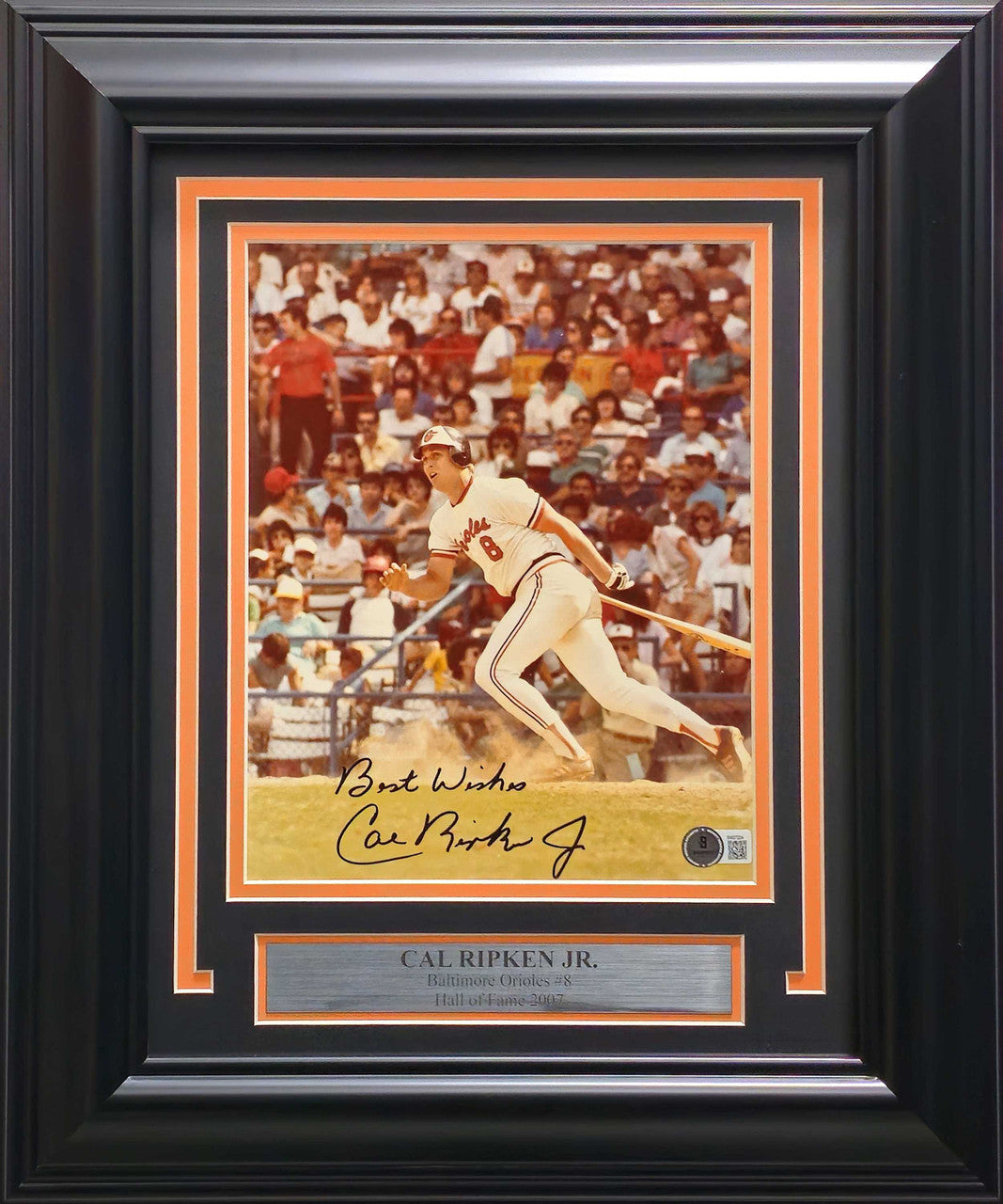 Cal Ripken Autographed Cal Ripken Jr. Autographed Framed 8x10 Photo Baltimore Orioles