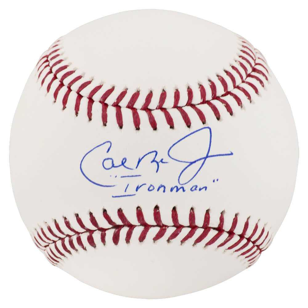 Cal Ripken Jr. Signed Rawlings Official MLB Baseball w/Ironman - (Fanatics)