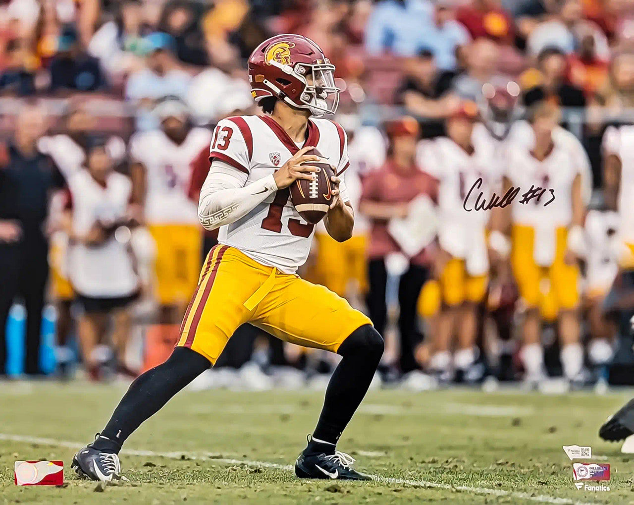 Caleb Williams Autographed 16x20 Photo USC Trojans Fanatics Holo