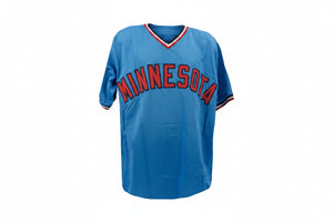 Minnesota Twins Rod Carew Autographed Custom Blue Baseball Jersey - JSA COA