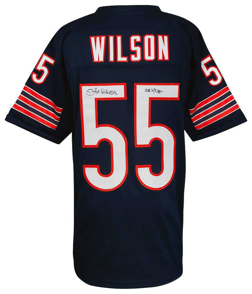 Otis Wilson Autographed Chicago Bears Navy Jersey “SB XX 85” – COA