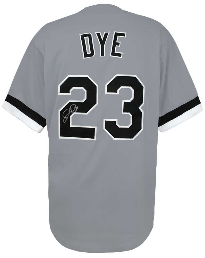 Chicago White Sox Jermaine Dye Signed Grey Jersey - Schwartz Authenticated