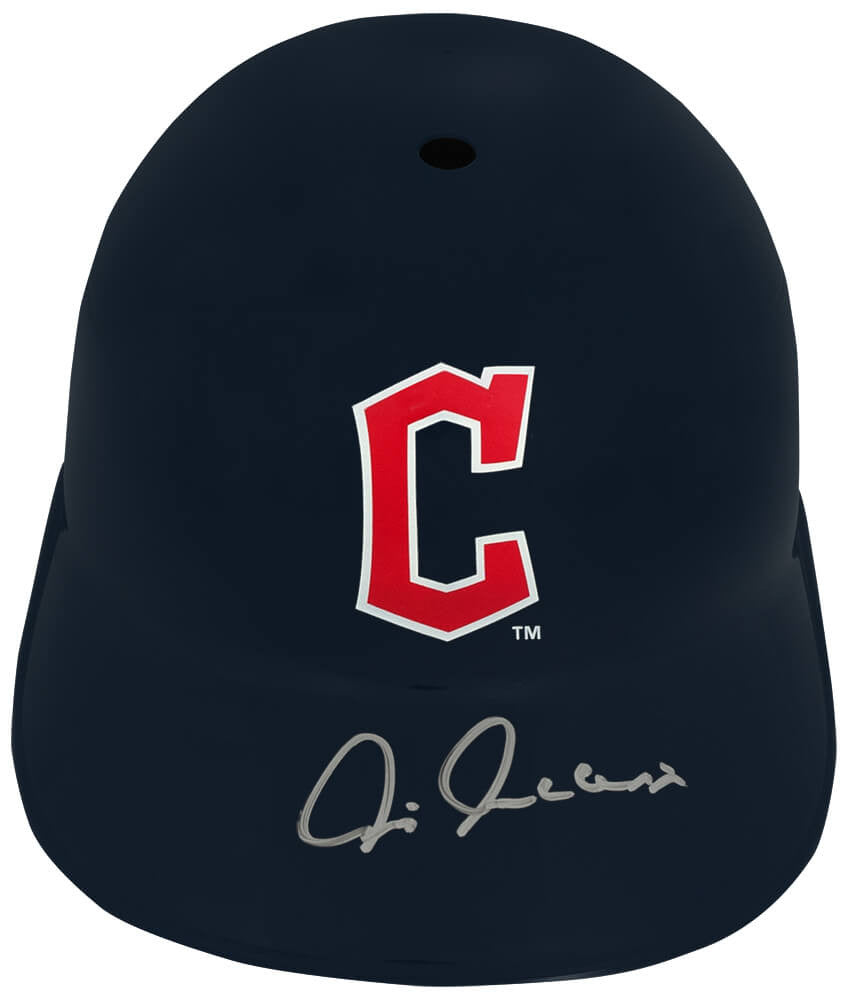 Chris Chambliss Signed Cleveland Guardians Souvenir Replica Batting Helmet - Schwartz Authenticated