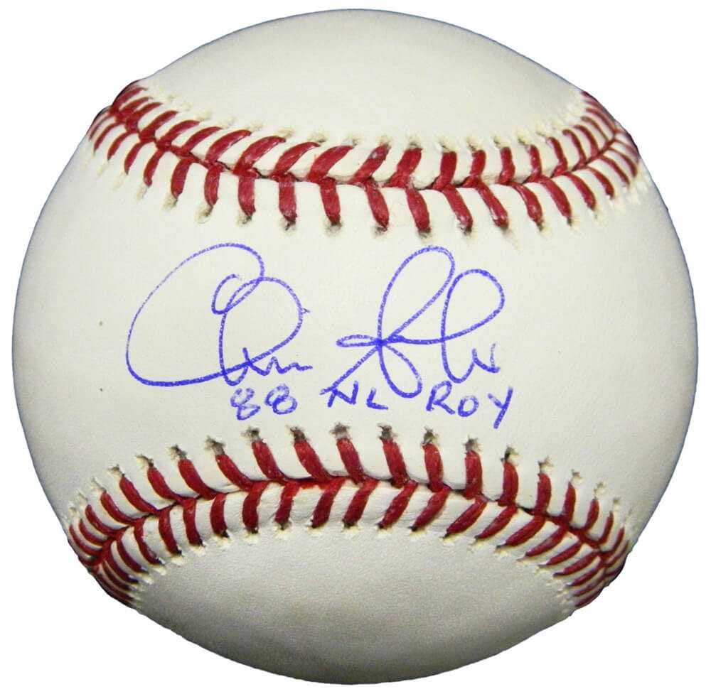 Chris Sabo Signed Rawlings Official MLB Baseball w/88 NL ROY - Schwartz Authenticated