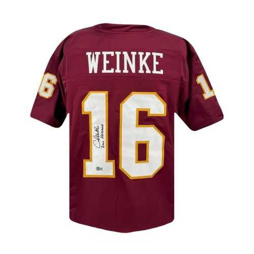 Florida State Seminoles Chris Weinke Autographed Maroon Jersey “2000 Heisman” – Beckett BAS Certified
