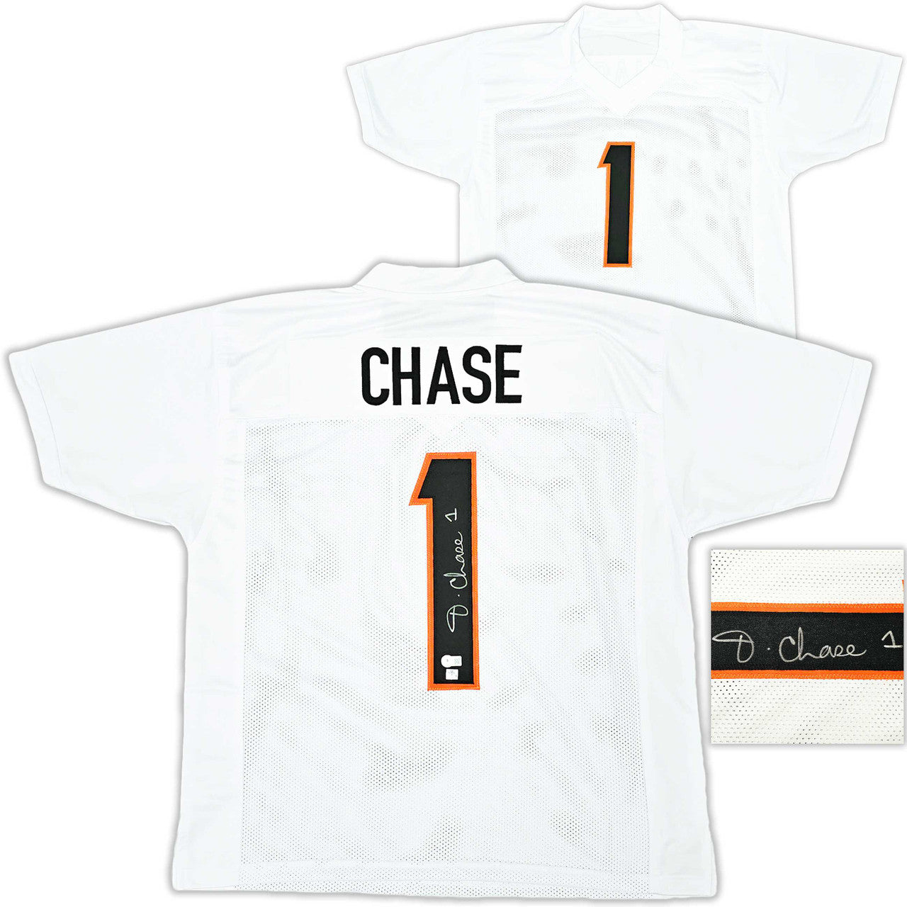 Cincinnati Bengals Ja'Marr Chase Autographed White Jersey – Beckett BAS Witness