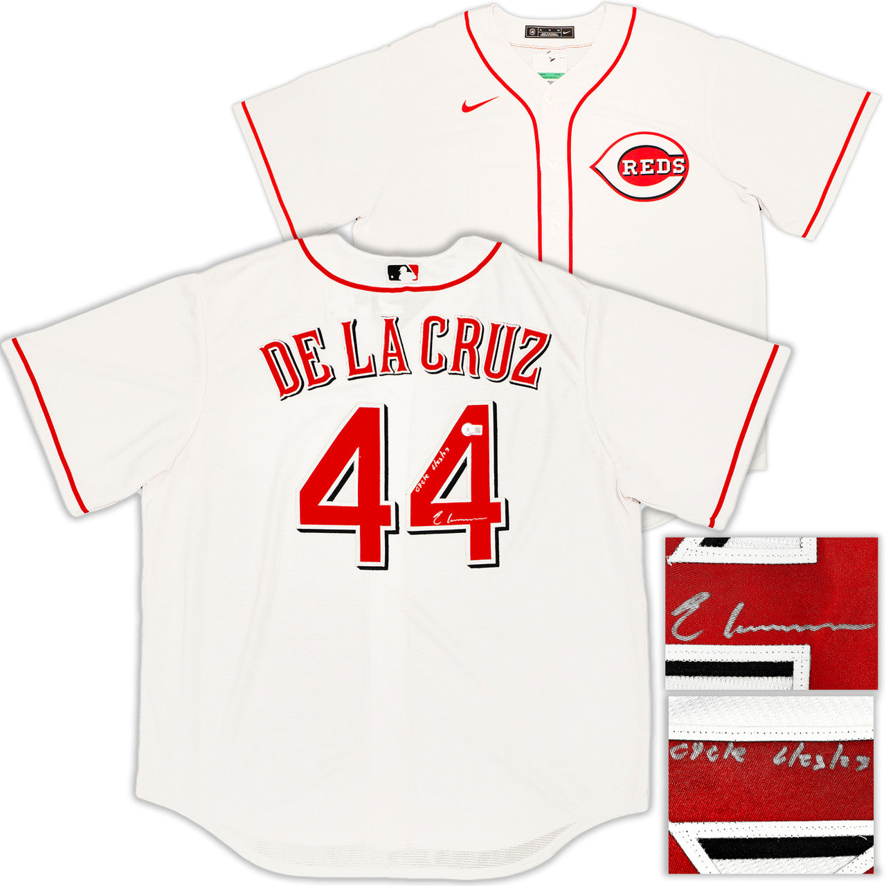 Elly De La Cruz Signed White Nike Jersey “Cycle” – BAS