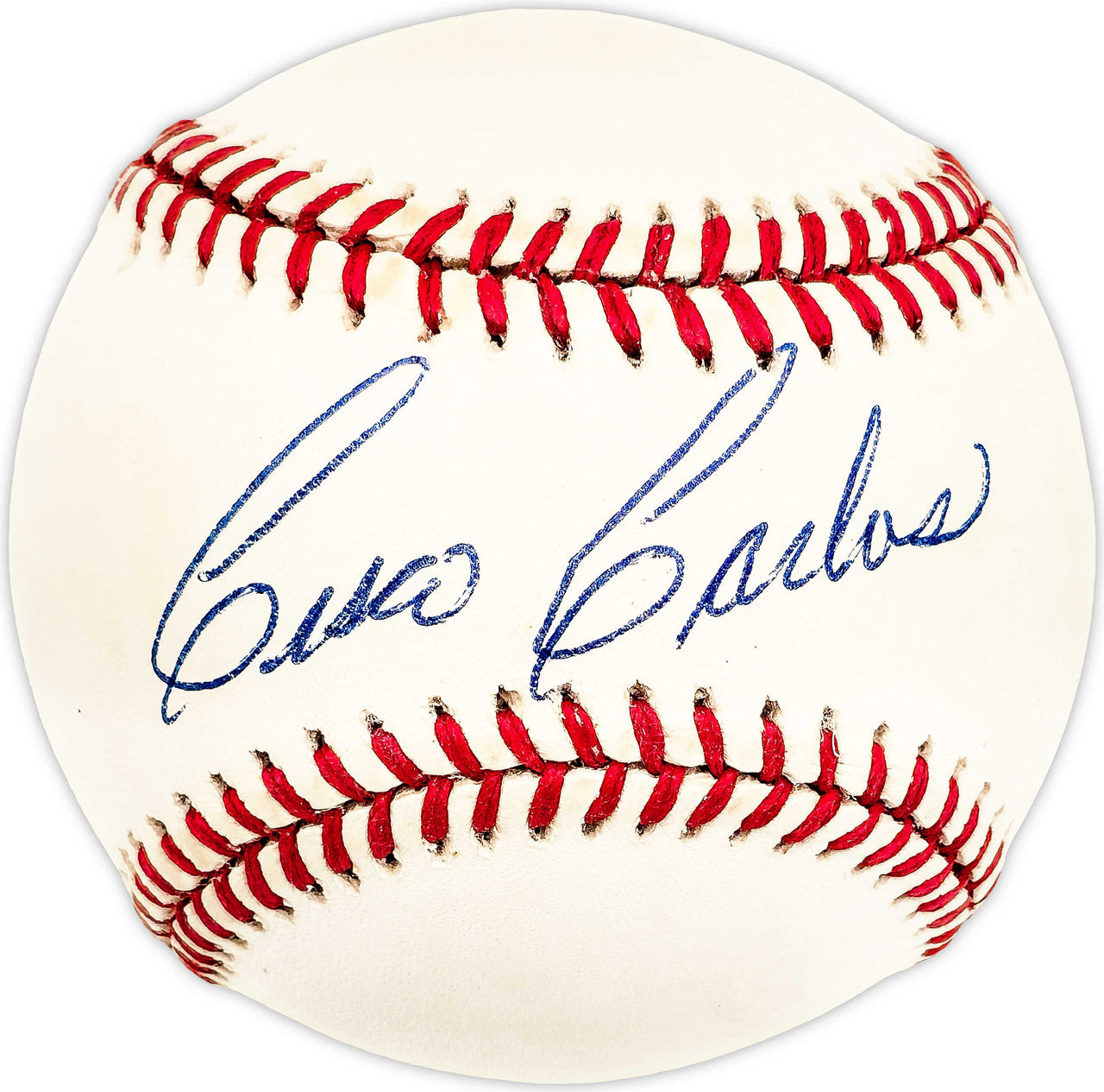Cisco Carlos Autographed Official AL Baseball White Sox, Senators SKU #225968