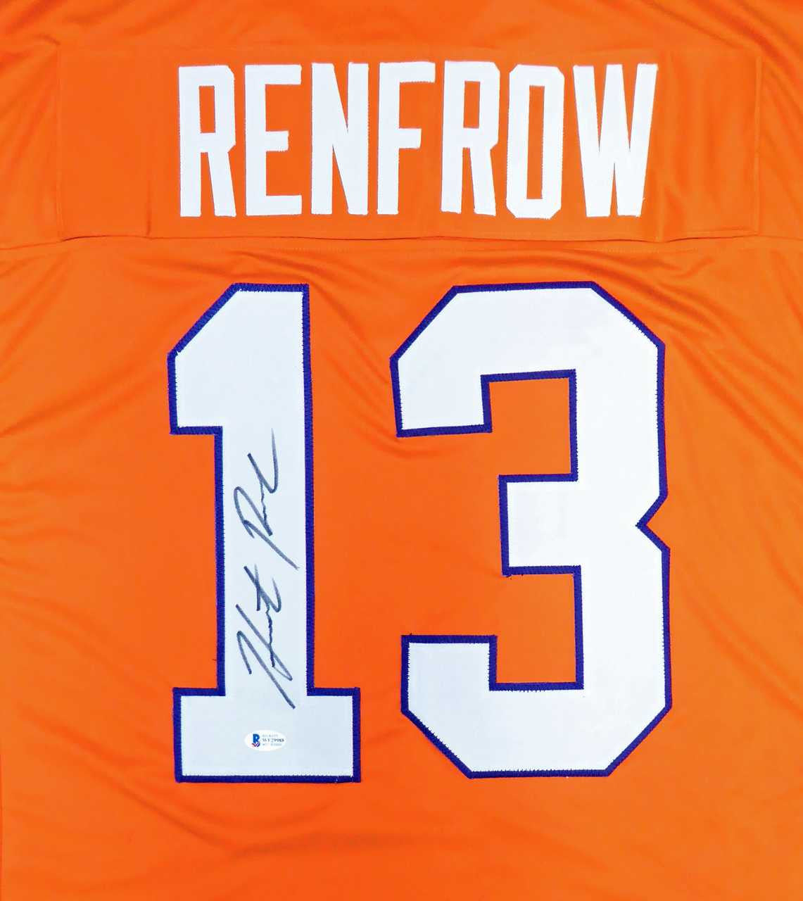 Hunter Renfrow Autographed Clemson Tigers Orange Jersey – Beckett BAS