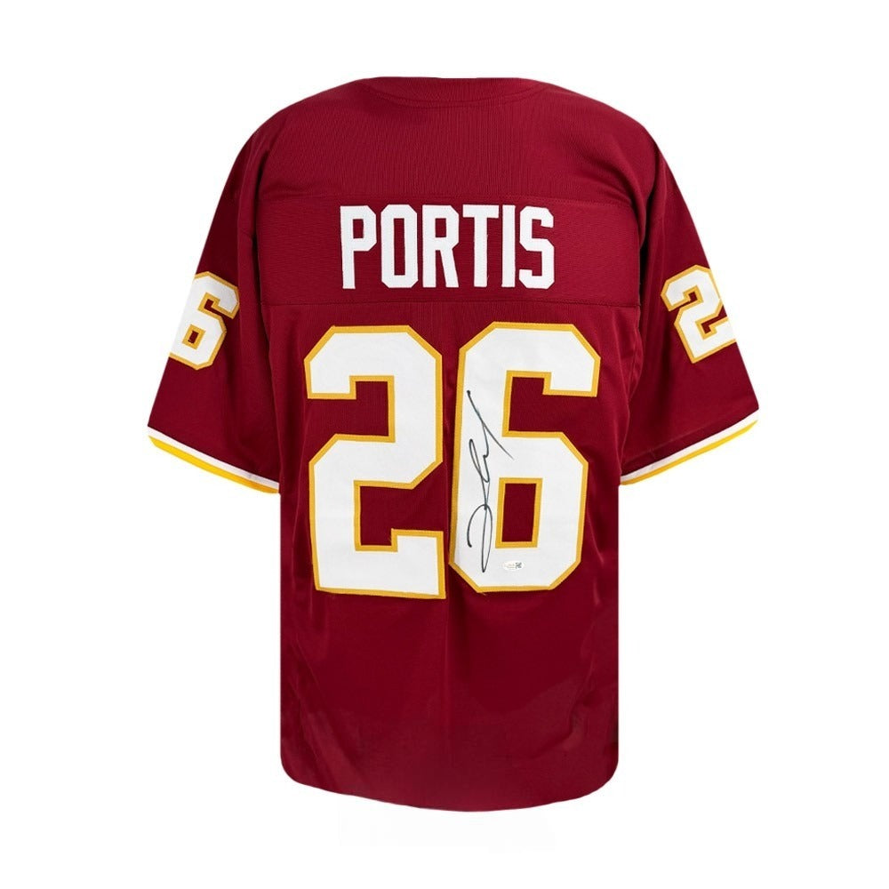 Clinton Portis Signed Washington Commanders Custom Maroon Jersey - JSA