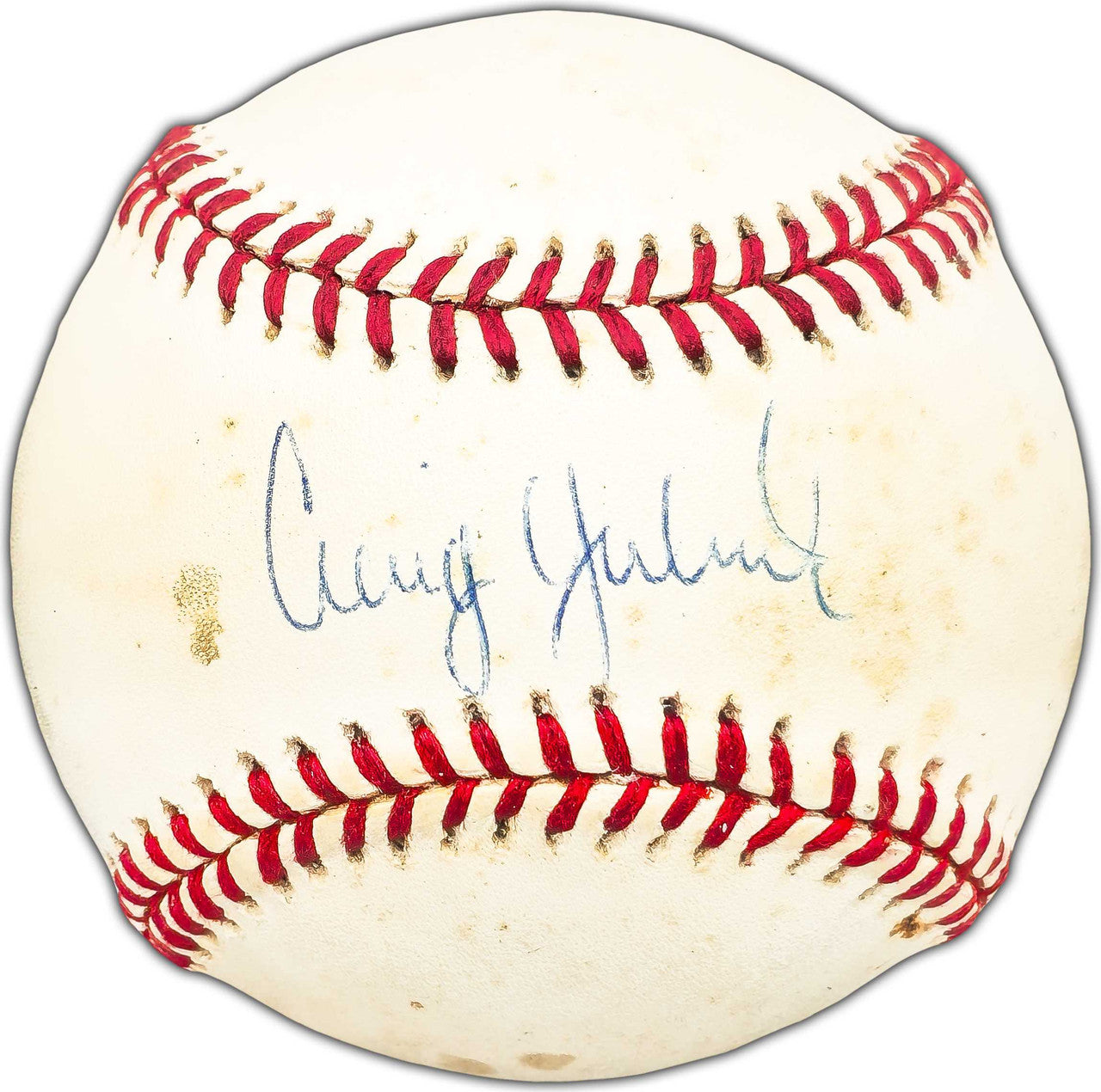 Craig Grebeck Autographed Official AL Baseball Boston Red Sox, Chicago White Sox Beckett BAS #BK44465