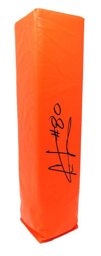 Cris Carter Signed Orange Endzone Pylon – Schwartz COA