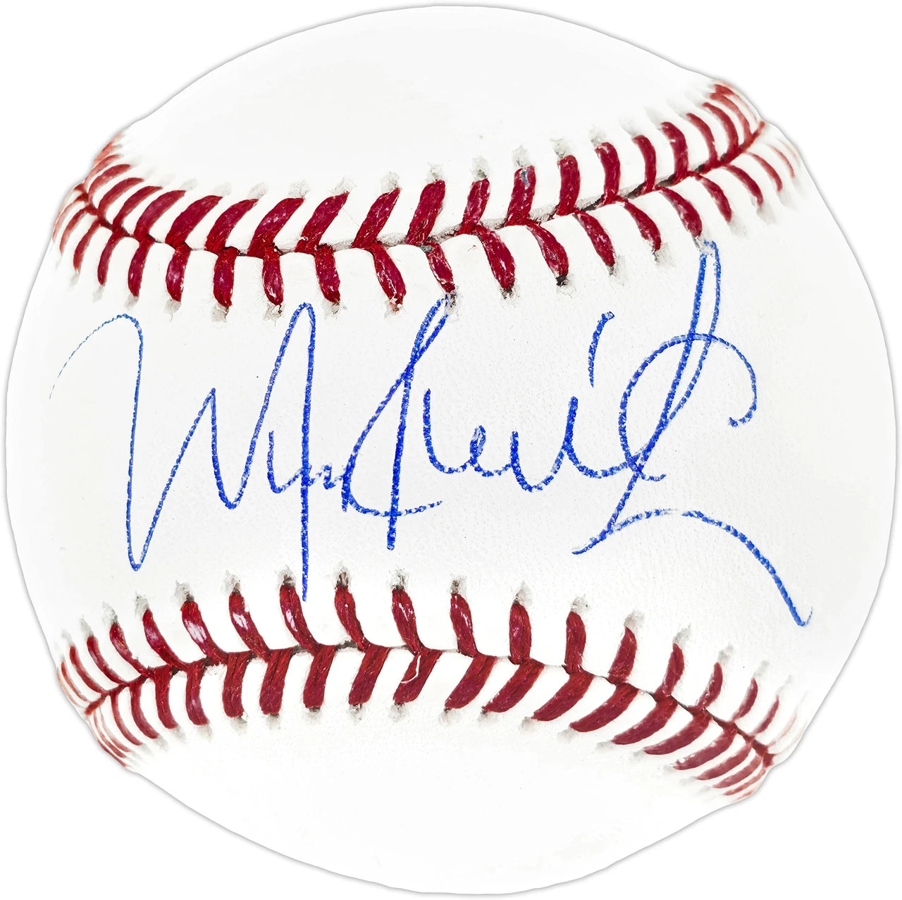 Manny Ramirez Autographed Official MLB Baseball Boston Red Sox Full Name Beckett BAS Witness