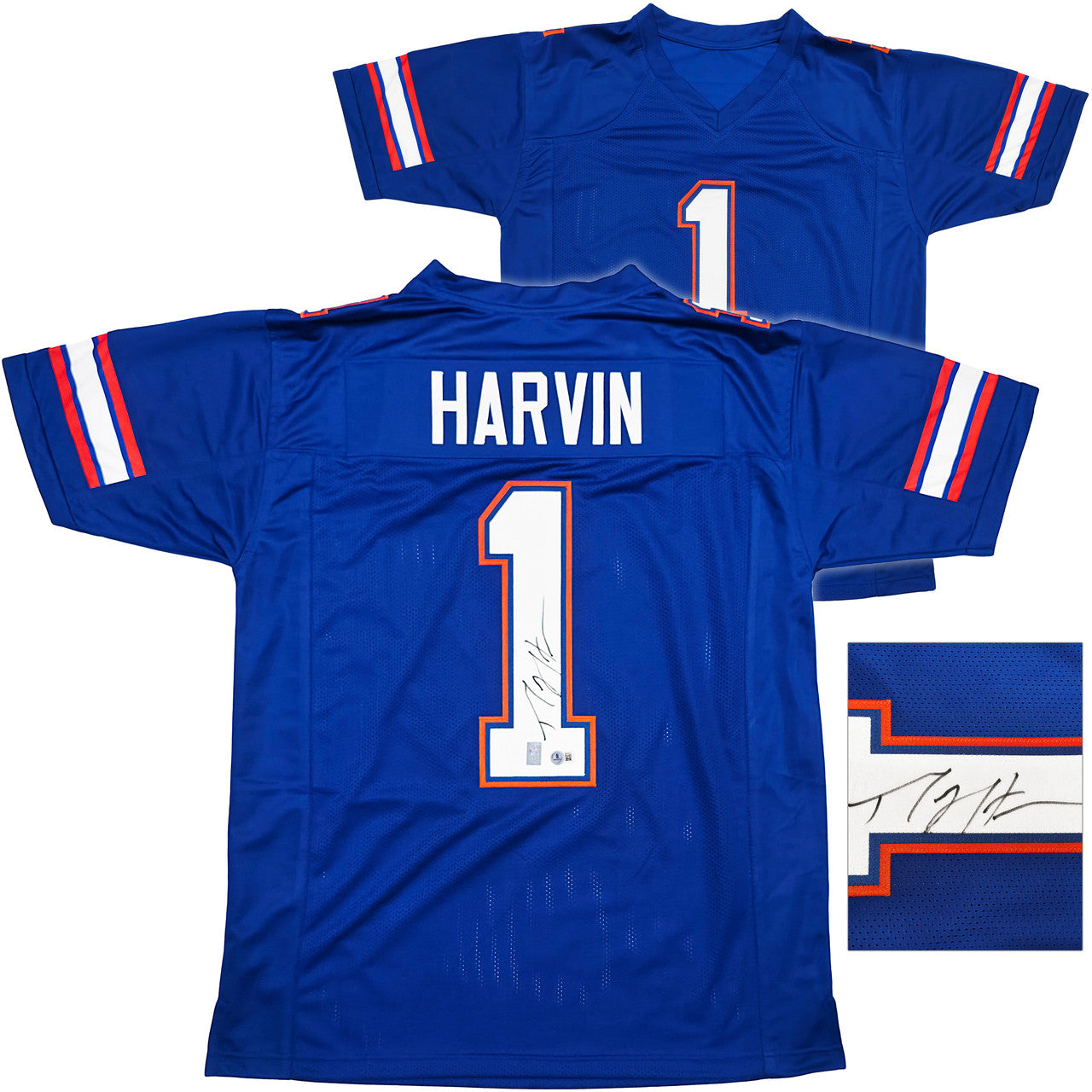 Percy Harvin Signed Florida Gators Jersey – BAS QR