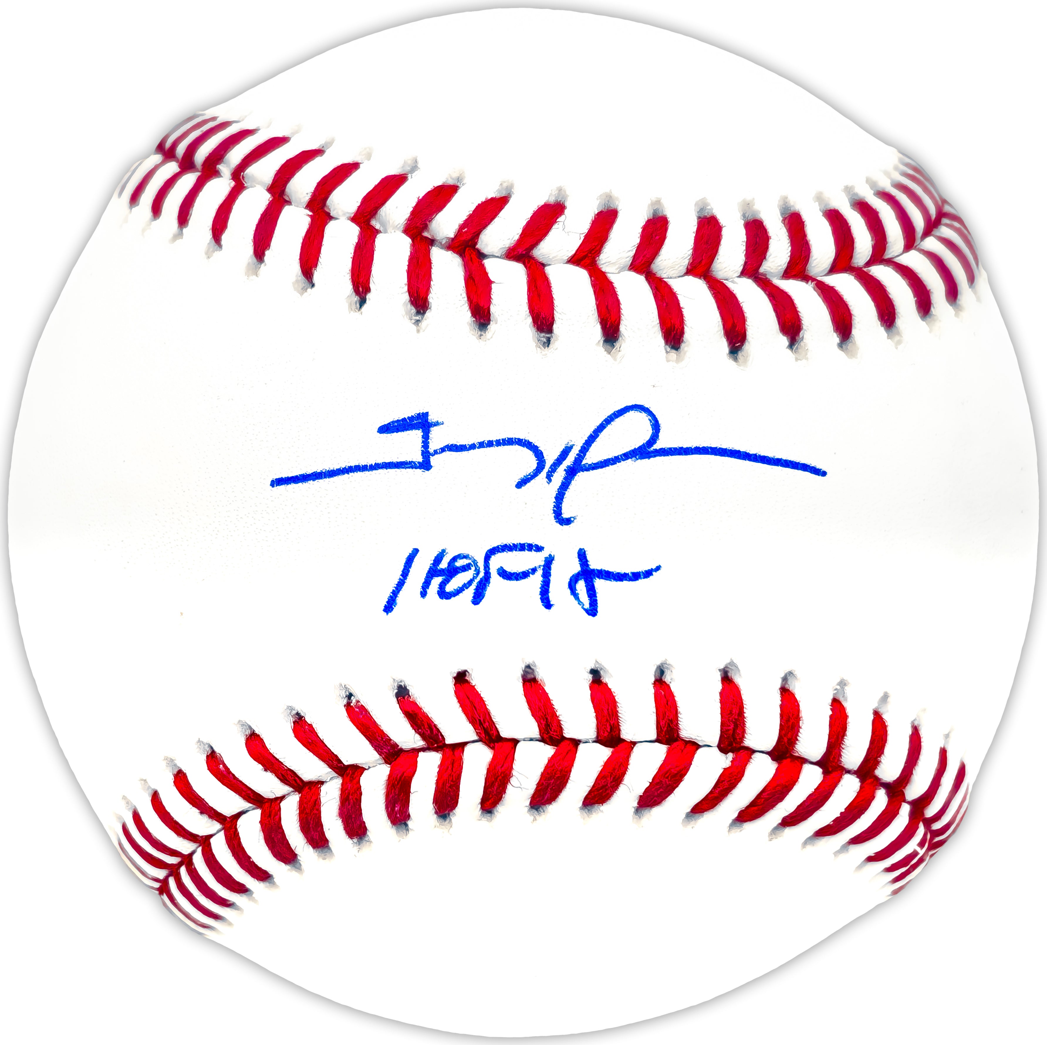 Trevor Hoffman Autographed Official MLB Baseball San Diego Padres "HOF 18" Beckett BAS Witness