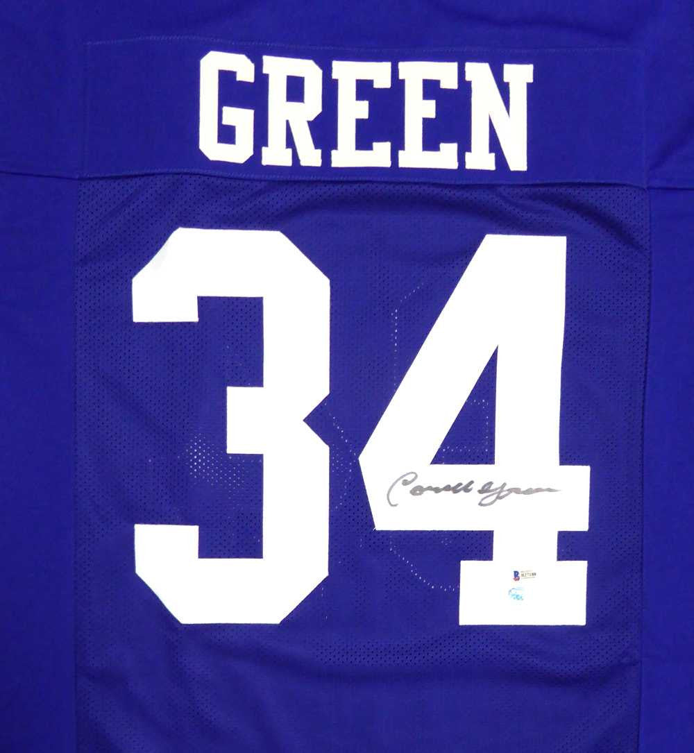Cornell Green Signed Cowboys Blue Jersey – Beckett BAS COA