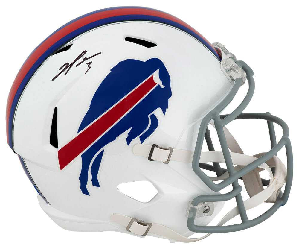 Damar Hamlin Signed Buffalo Bills Riddell Full Size Speed Replica Helmet - Schwartz Authenticated