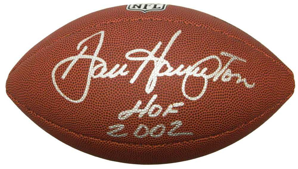 Dan Hampton Signed Wilson Limited Full Size NFL Football w/HOF 2002 - Schwartz Authenticated