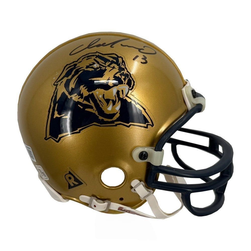 Dan Marino Signed Pittsburgh Panthers Mini Helmet BAS Authenticated