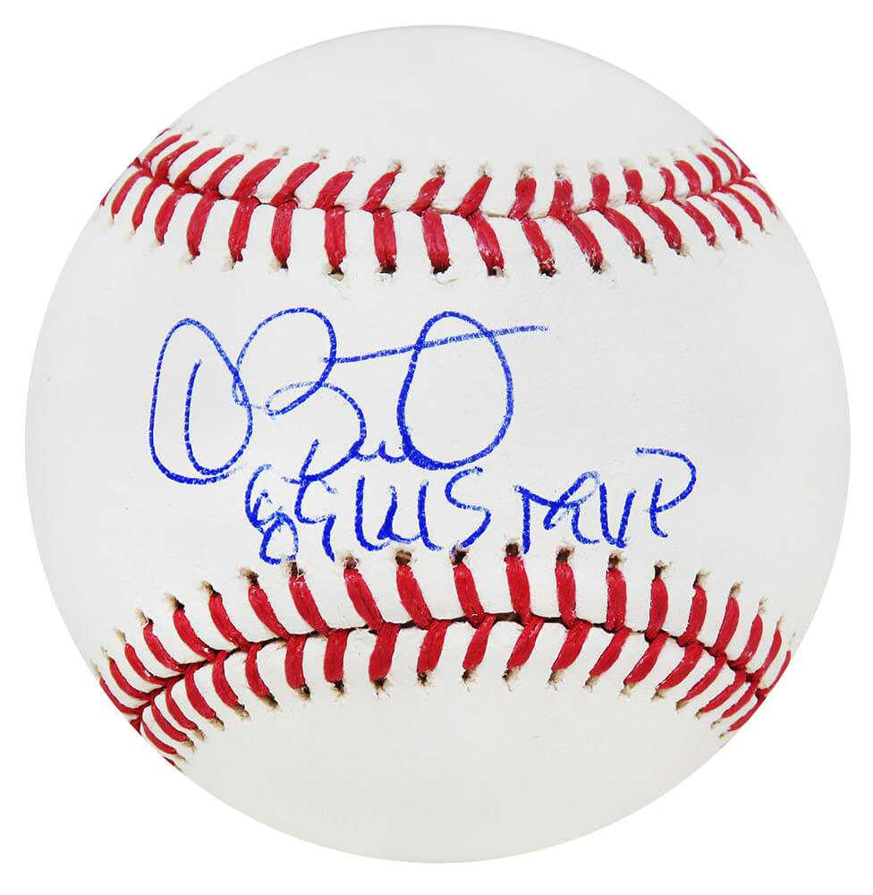 Dave Stewart Signed Rawlings Official MLB Baseball w/89 WS MVP - Schwartz Authenticated