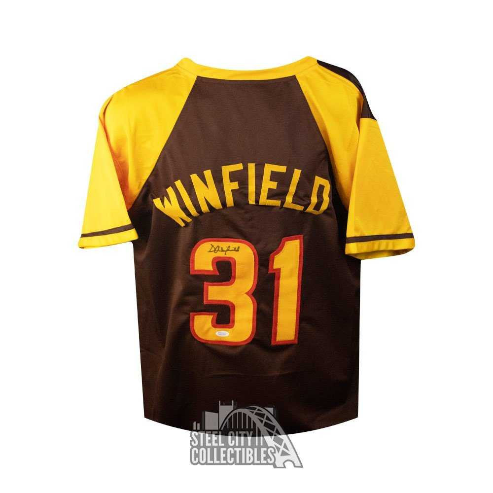Dave Winfield Autographed San Diego Custom Baseball Jersey - JSA COA