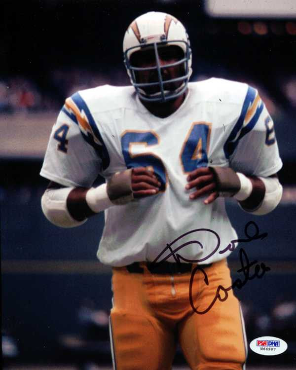 David Costa Autographed 8x10 Photo Chargers PSA/DNA
