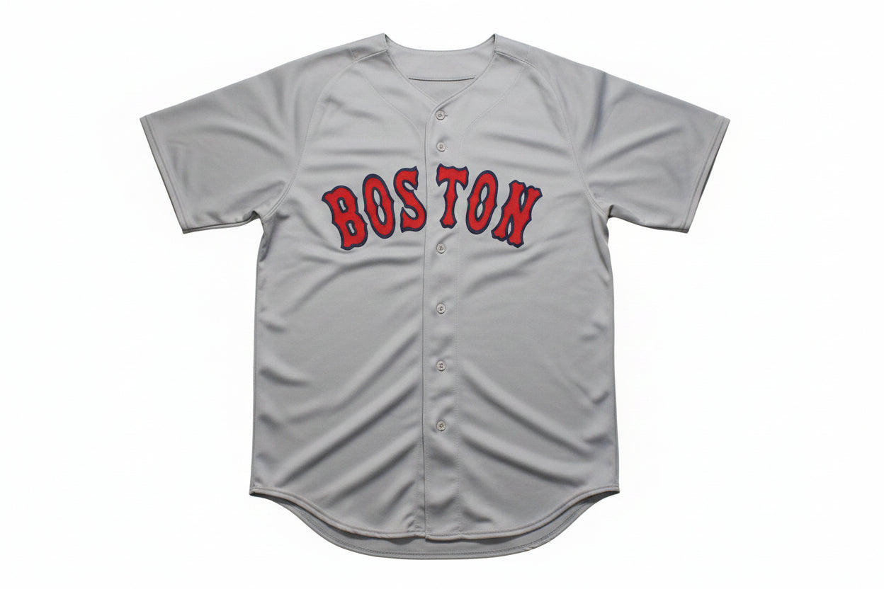 Boston Red Sox David Ortiz Autographed Custom Gray Baseball Jersey - Tristar COA