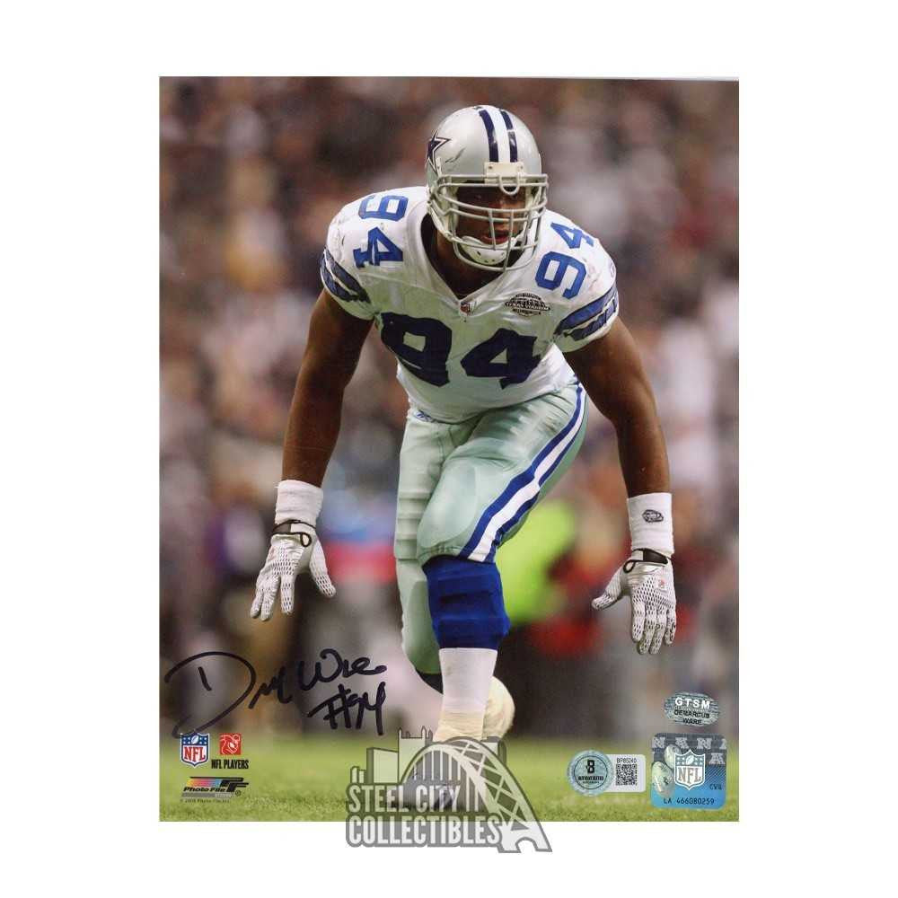 DeMarcus Ware Autographed Dallas 8x10 Football Photo - BAS