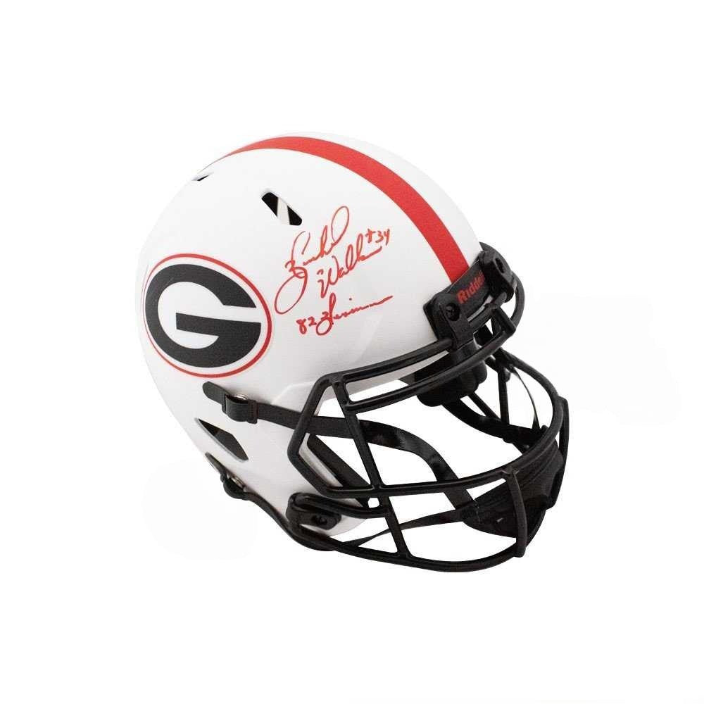 Herschel Walker 82 Heisman Autographed Georgia Lunar Eclipse Replica Full-Size Helmet - BAS COA